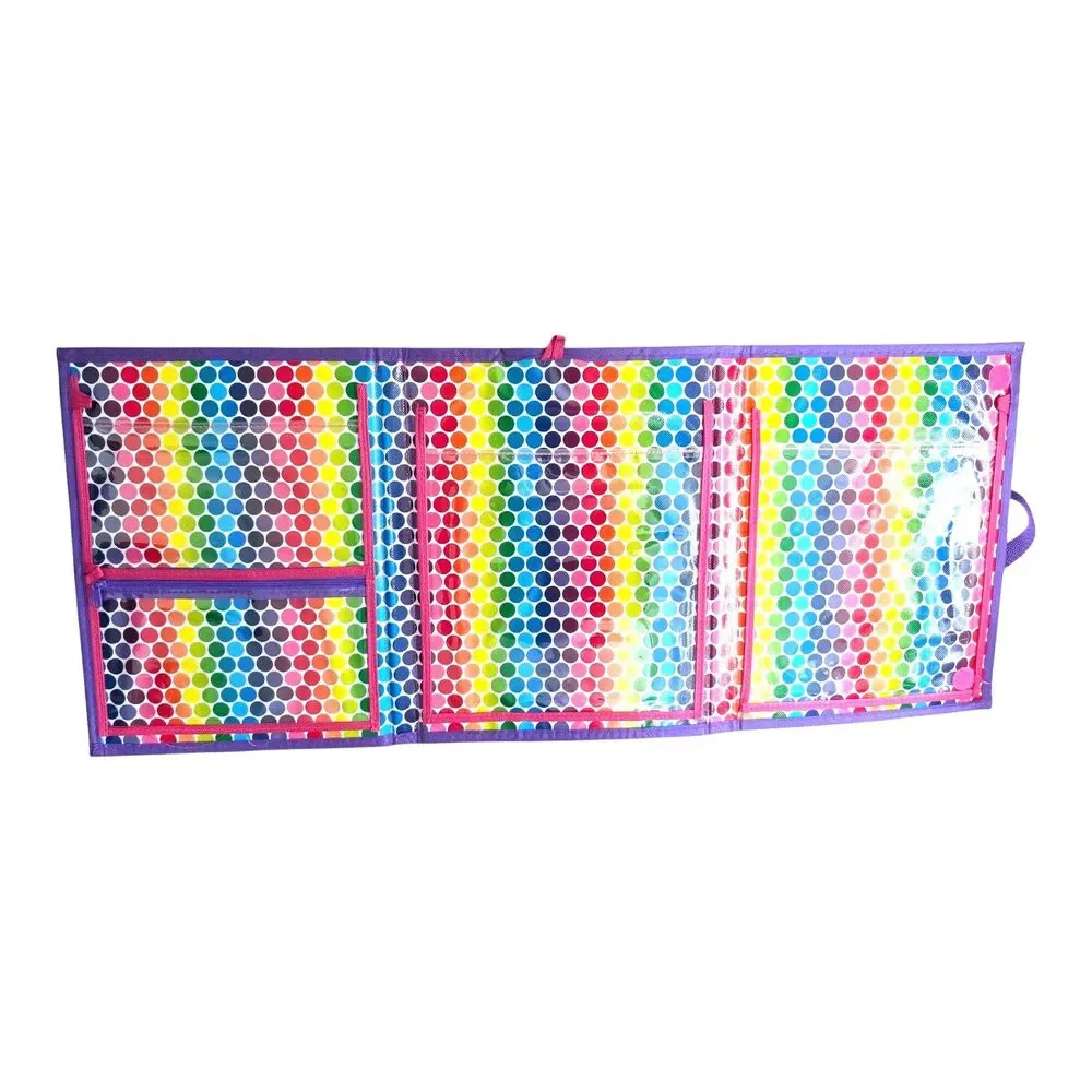 Lisa Frank TIKANNI HUSKY Trifold Portfolio Storage Case Folder School Art 2022
